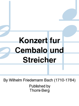 Konzert fur Cembalo und Streicher