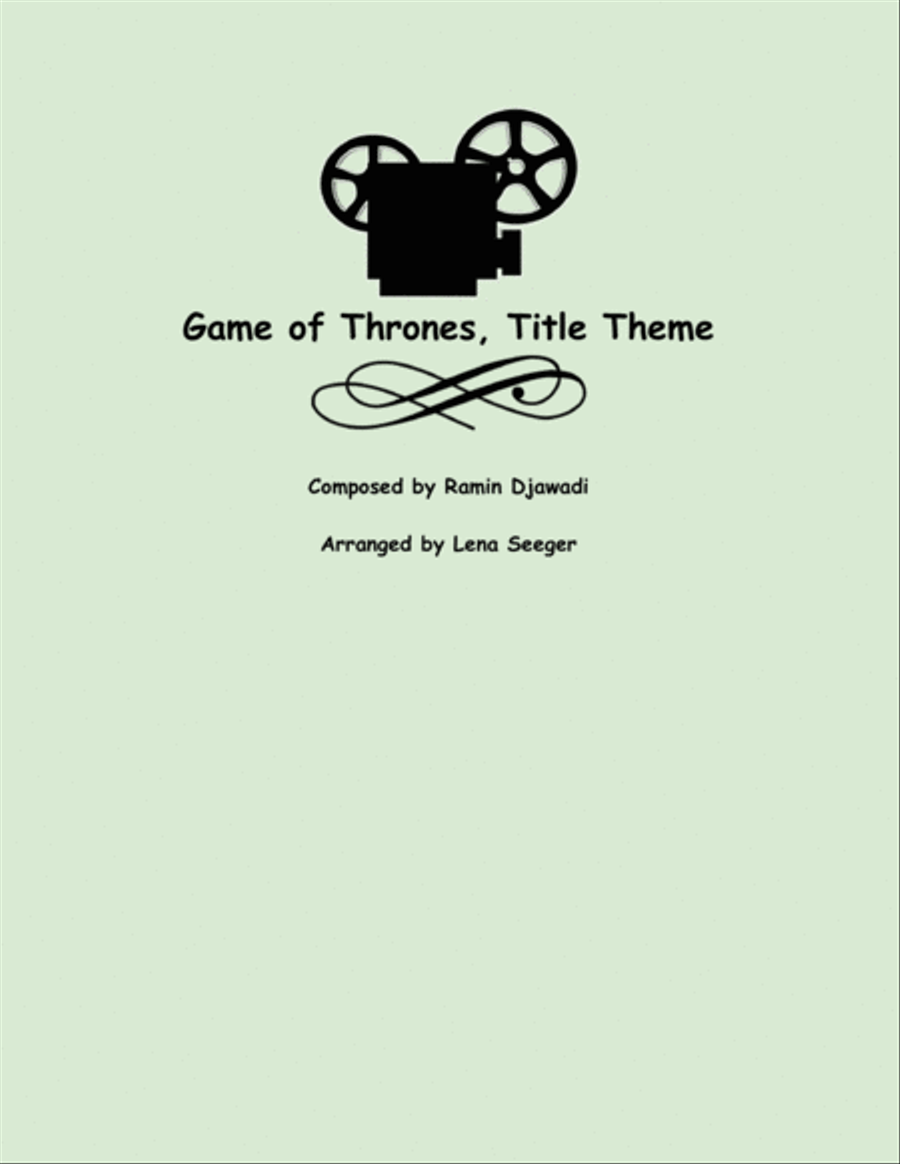 Game Of Thrones Game Of Thrones String Trio scores gallery preview page 1