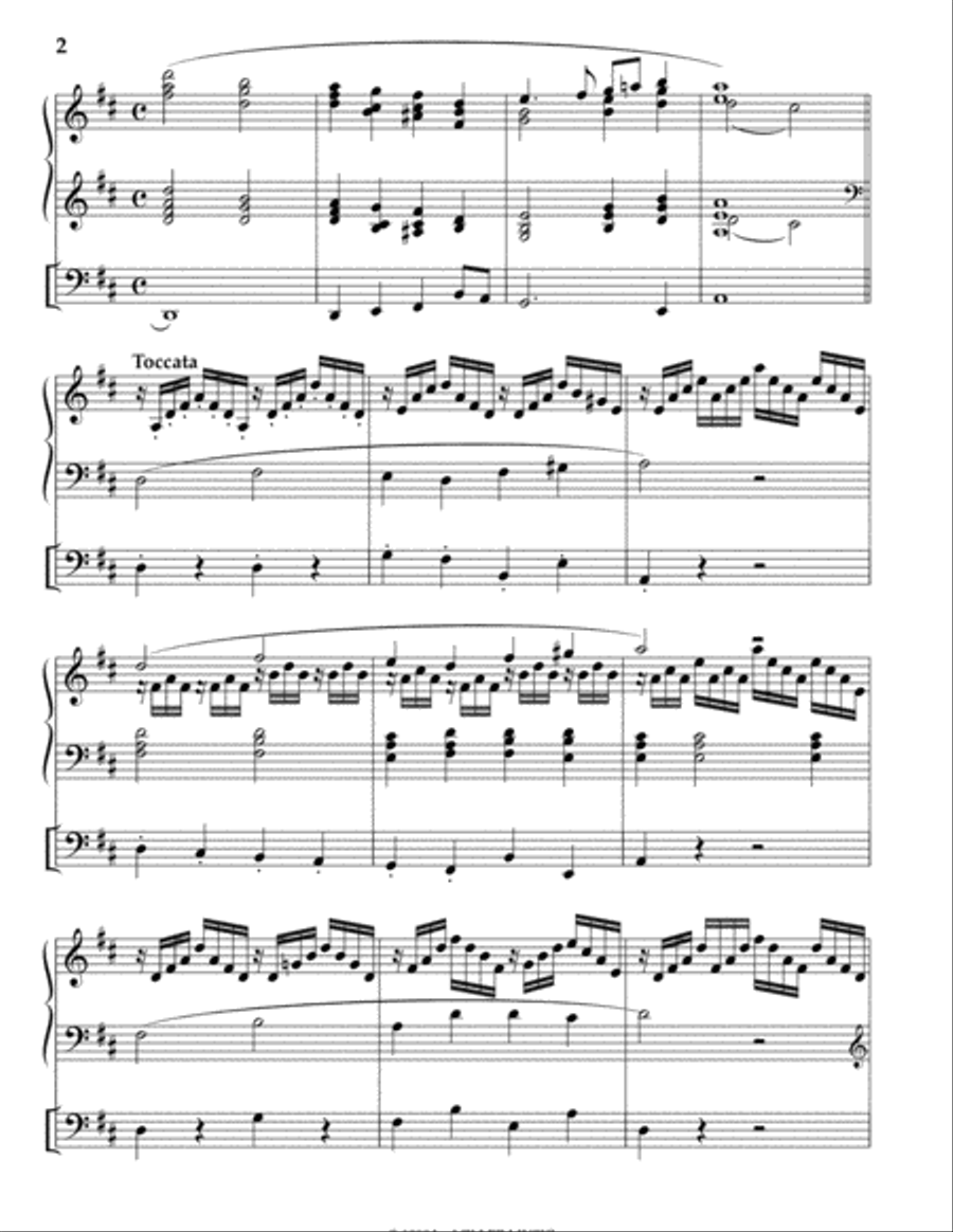 Psalm 150 Organ Solo scores gallery preview page 2