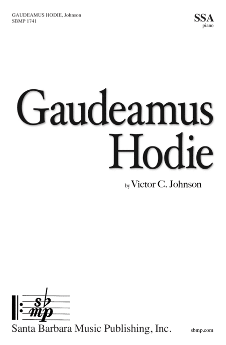 Gaudeamus Hodie SSA scores gallery preview page 2