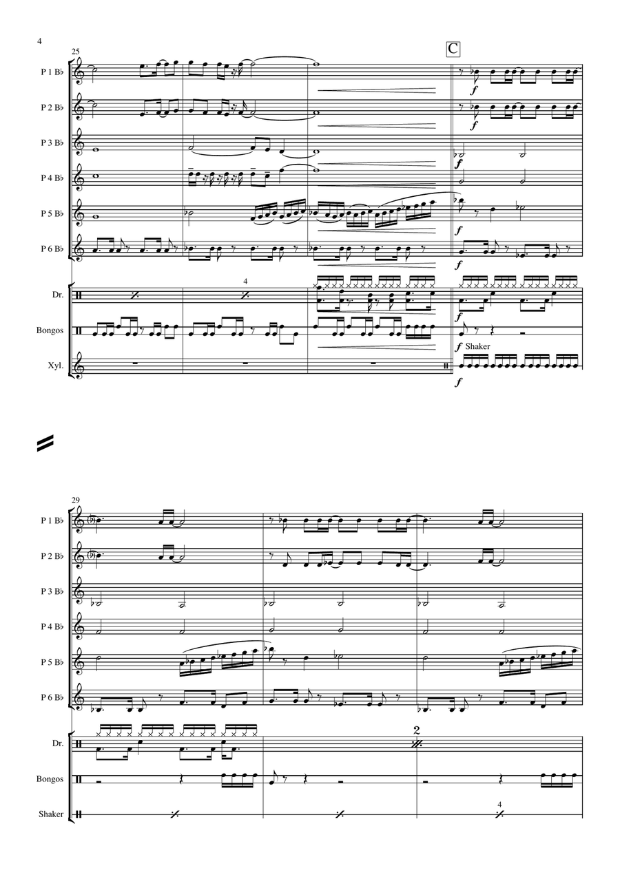 Africa Concert Band scores gallery preview page 4