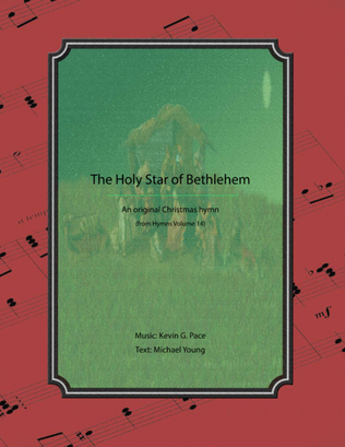 Book cover for The Holy Star of Bethlehem - an original Christmas hymn