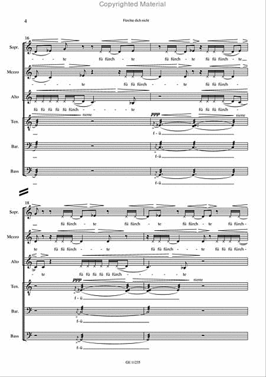 Furchte dich nicht Divisi scores gallery preview page 5