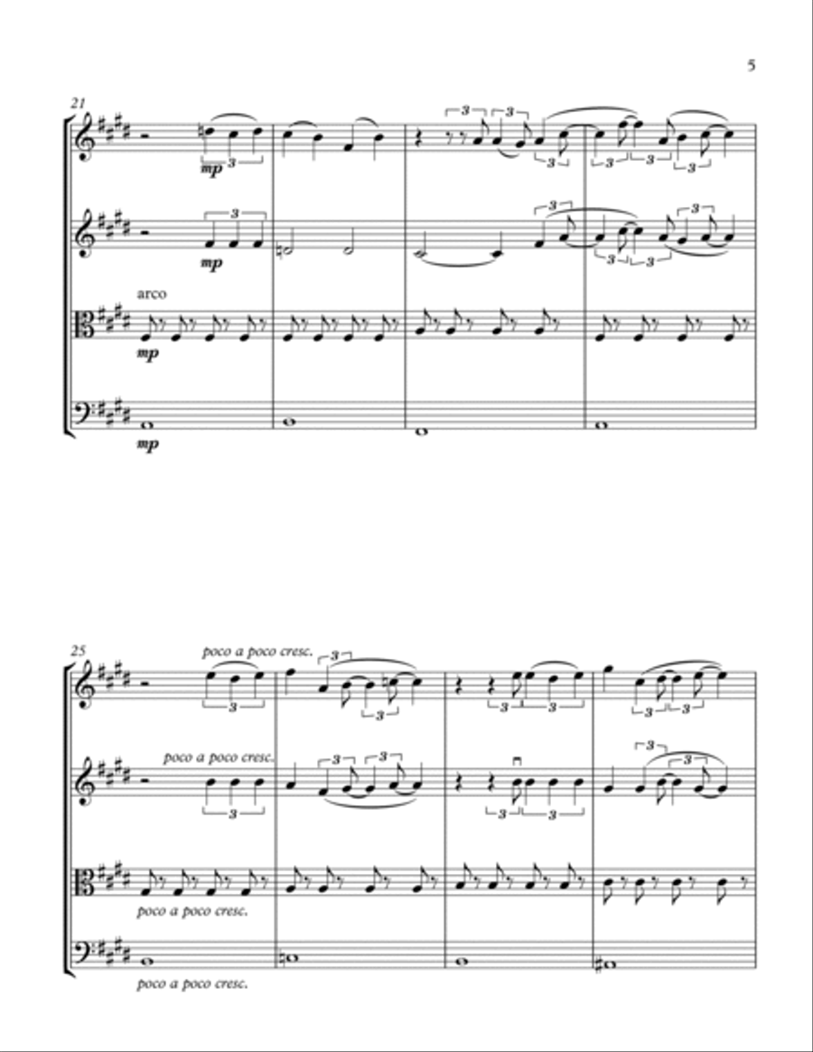 God Only Knows String Quartet scores gallery preview page 6