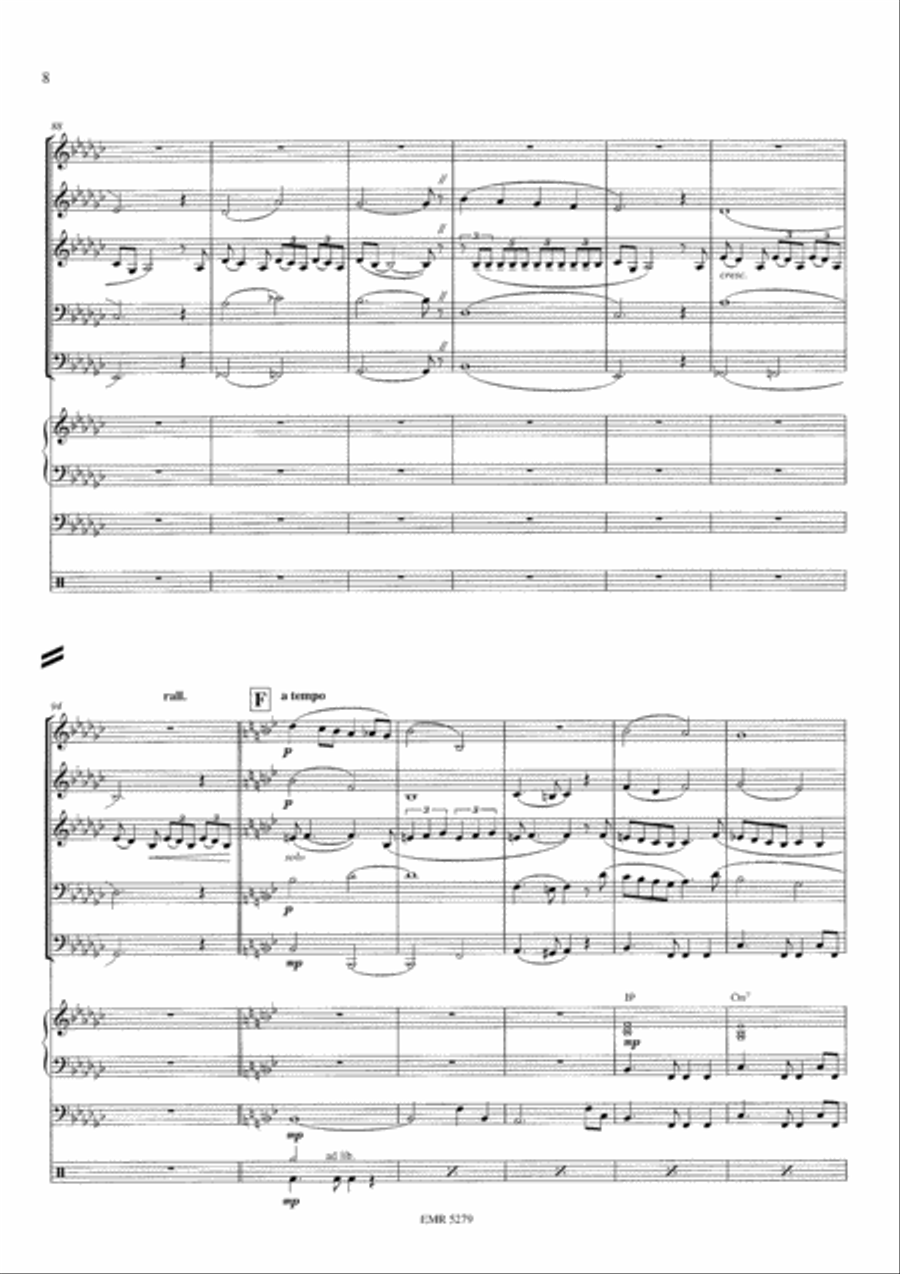 West Side Story Brass Ensemble scores gallery preview page 8