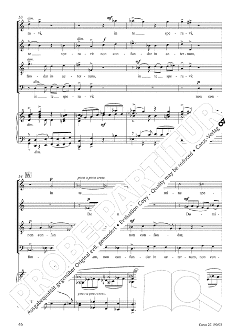 Te Deum 4-Part scores gallery preview page 47