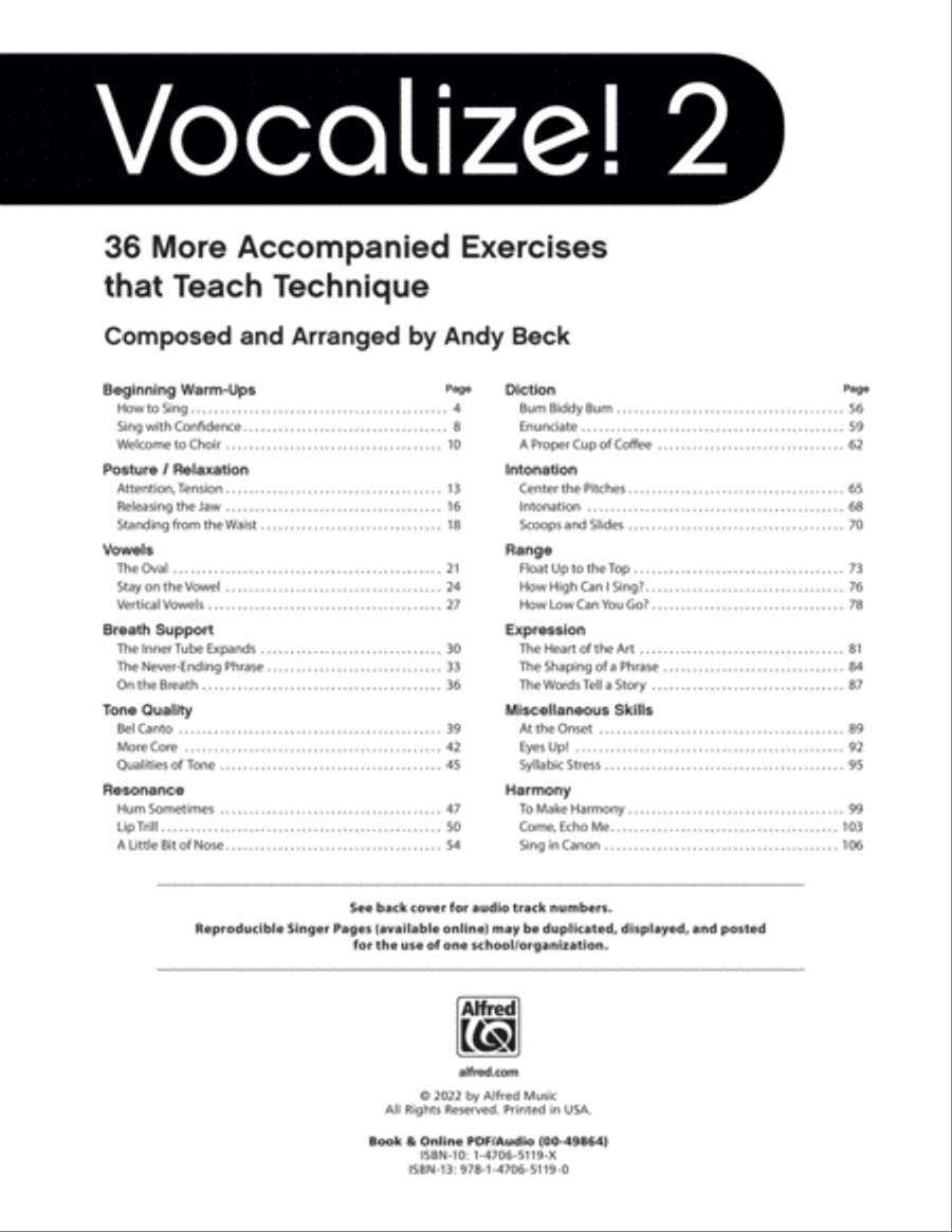 Vocalize! 2 Choir scores gallery preview page 2