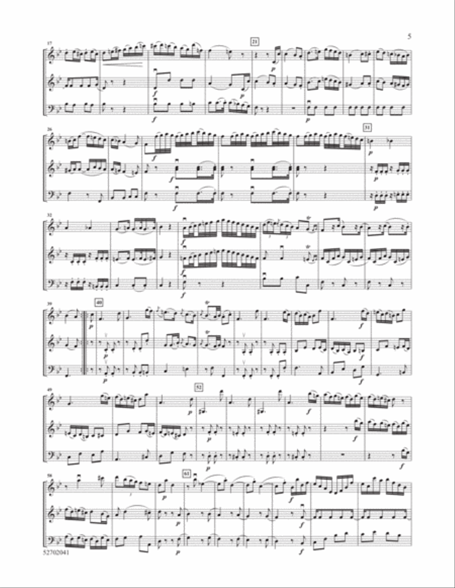 The String Trio: Vol. II(b) String Trio scores gallery preview page 3