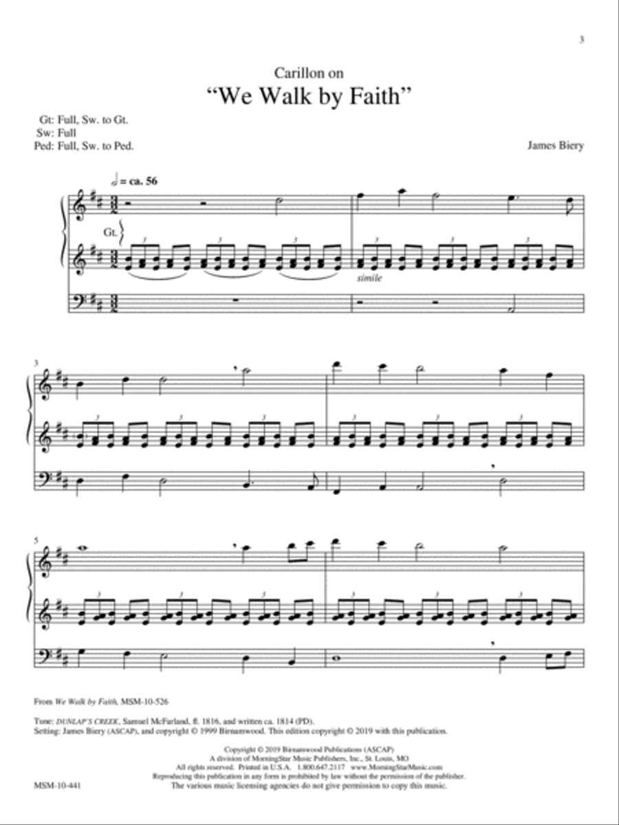 Resounding Joy: Seven Festive Hymn Settings for Eastertide Organ scores gallery preview page 3
