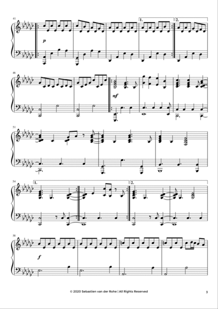 Faith (Courage - Part II) Piano Solo scores gallery preview page 3