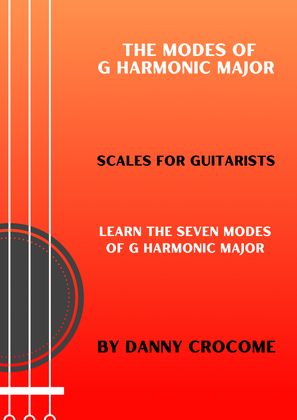 Book cover for The Modes of G Harmonic Major (Scales for Guitarists)