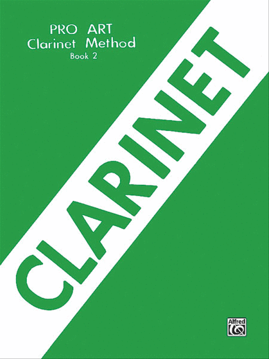 Pro Art Clarinet Method, Book 2 Clarinet scores gallery preview page 1