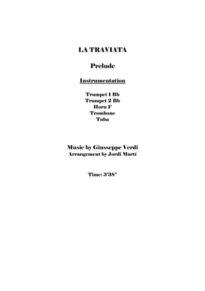 La Traviata (prelude Act I) image number null