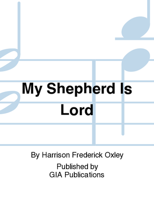Book cover for My Shepherd Is Lord