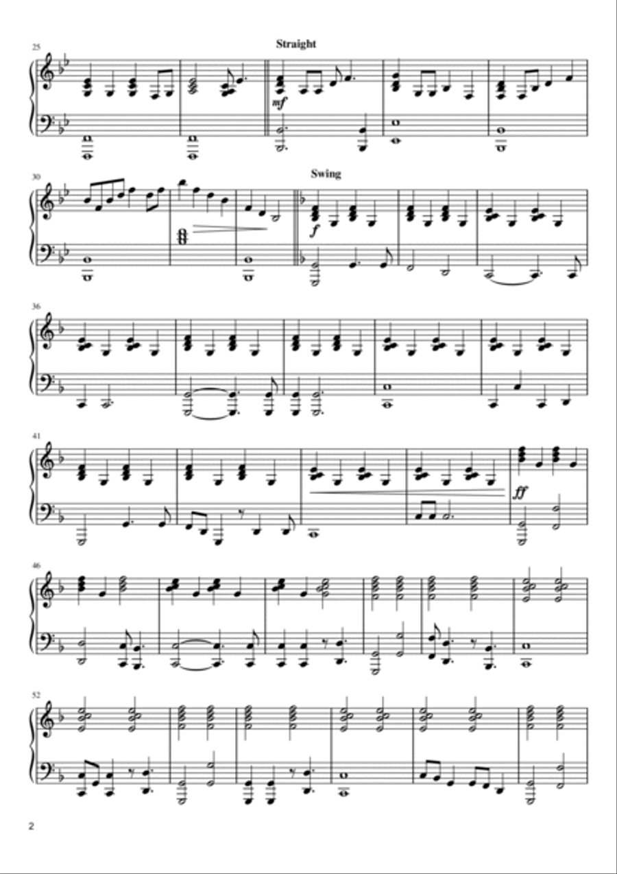 The Great Gig In The Sky Piano Solo scores gallery preview page 2