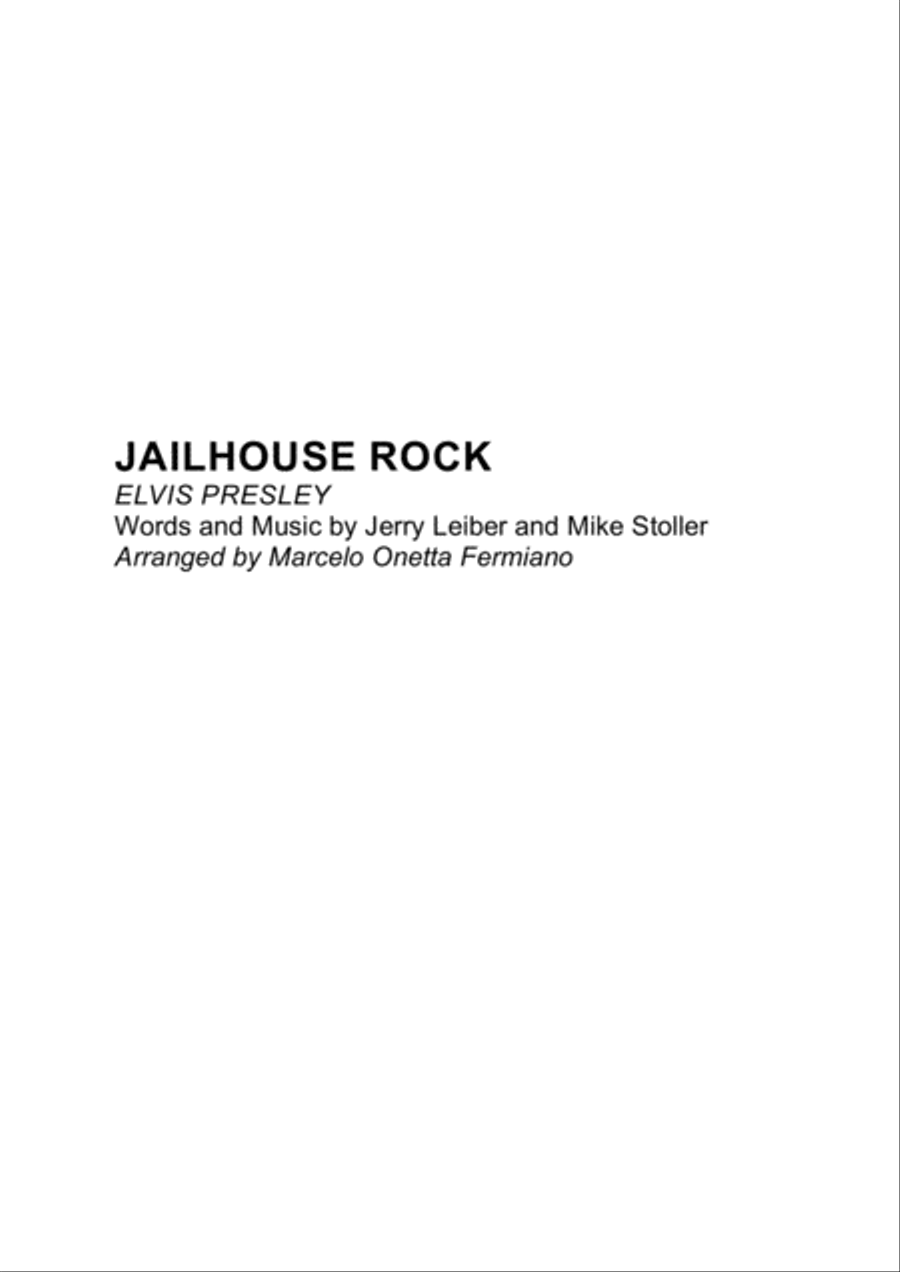 Jailhouse Rock String Quartet scores gallery preview page 3
