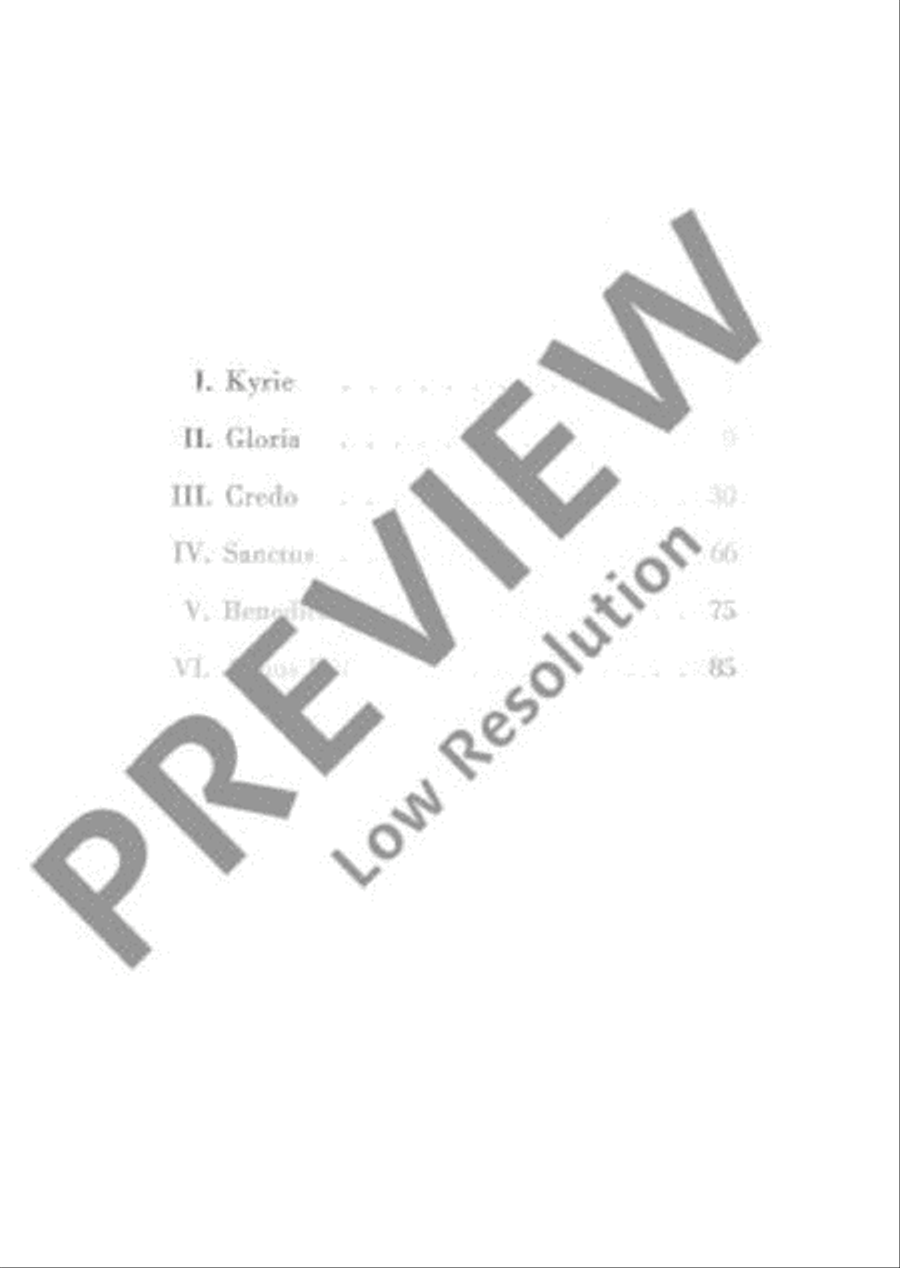 Missa C major Missa C major Choir scores gallery preview page 3