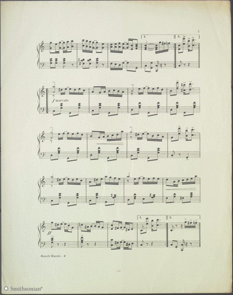 Razzle Dazzle Razzle Dazzle Piano Solo scores gallery preview page 3