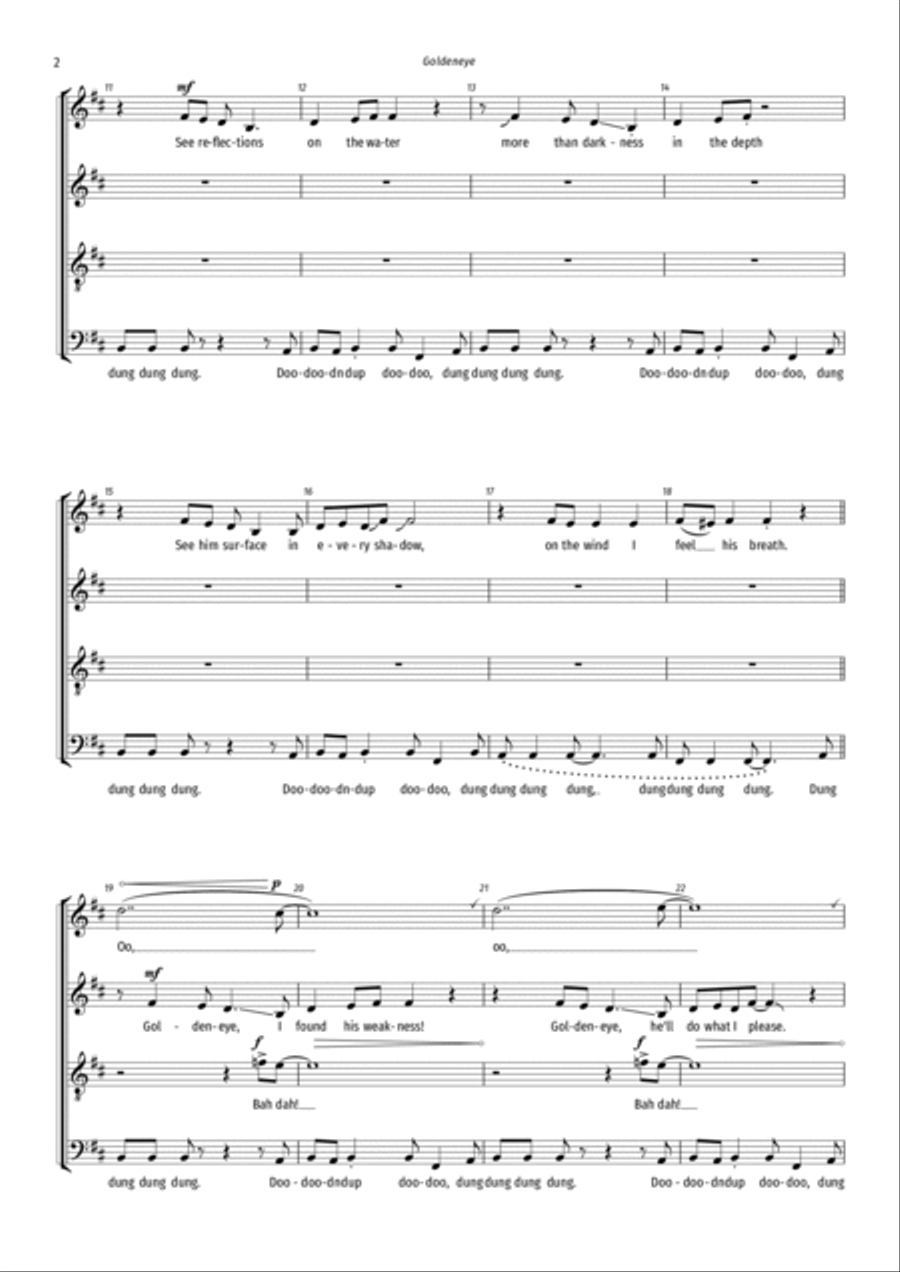 Goldeneye 4-Part scores gallery preview page 2