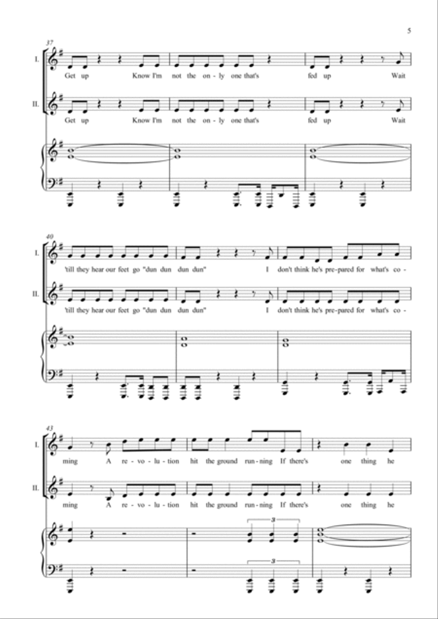 Knowing What I Know Now 2-Part scores gallery preview page 5