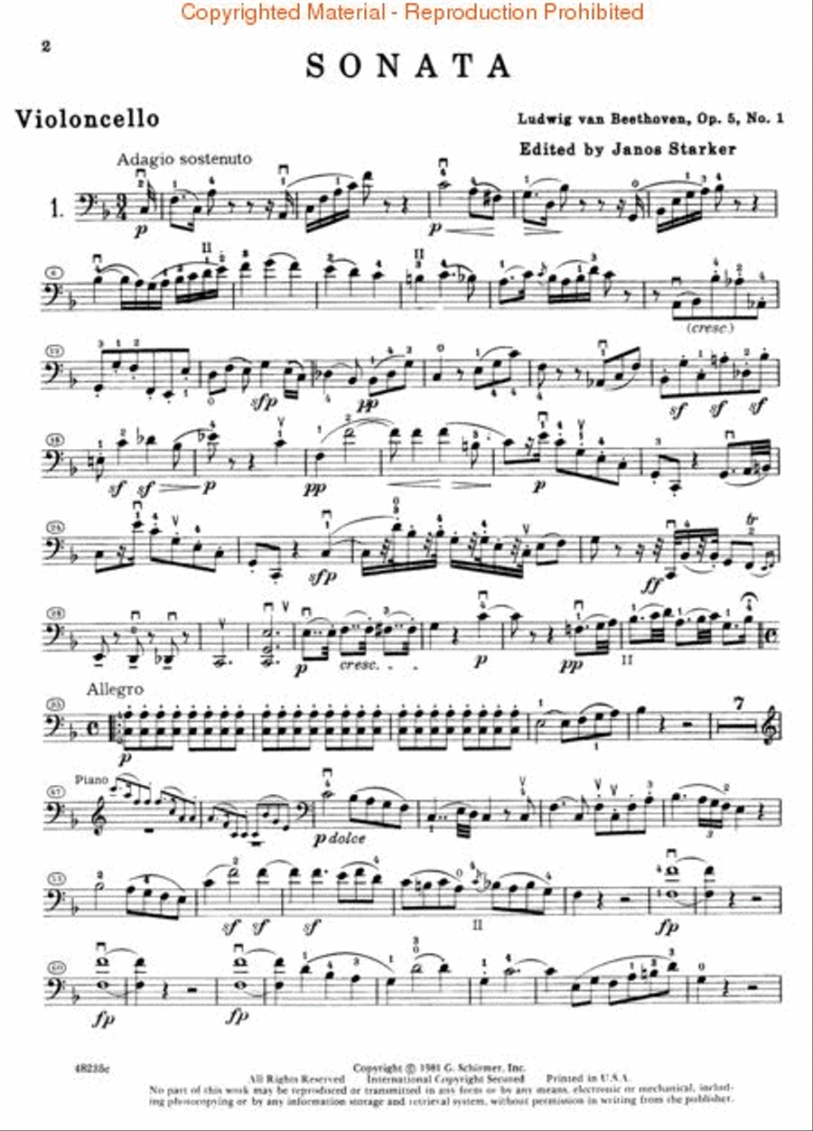 5 Sonatas Piano Accompaniment scores gallery preview page 3