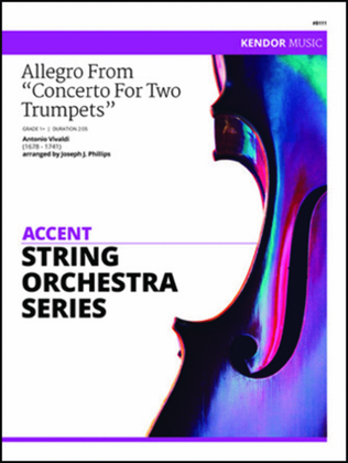 Allegro From 'Concerto For Two Trumpets' (Full Score)