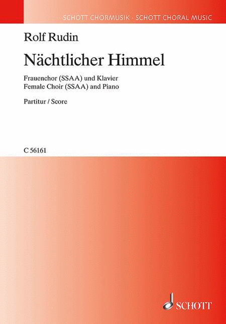 Nachtlicher Himmel Op. 59a Ssaa And Piano, German