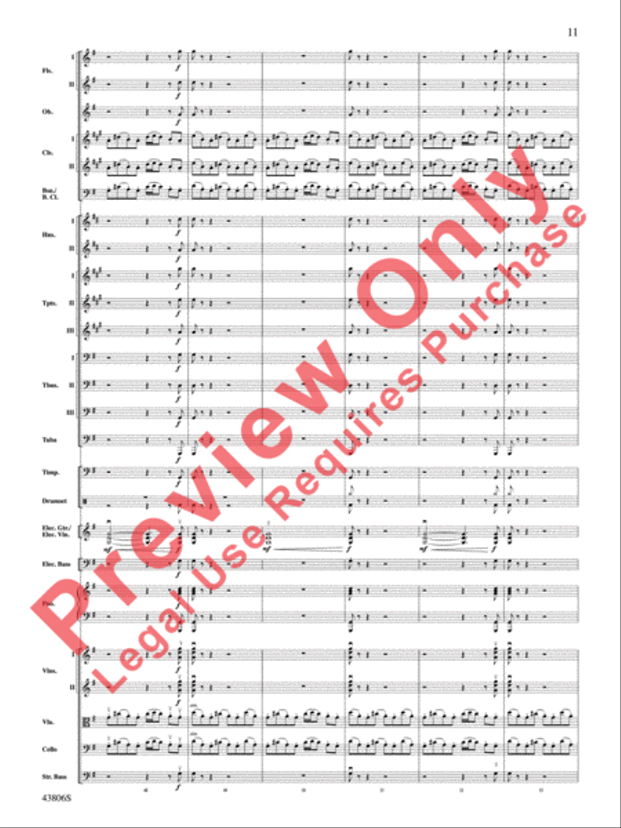 A Mad Russian's Christmas Full Orchestra scores gallery preview page 12