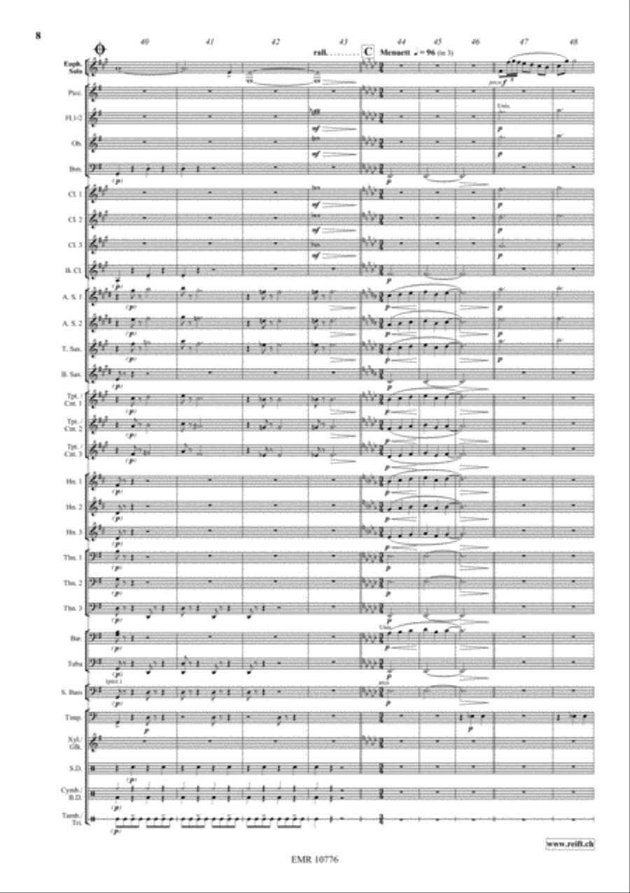 Concerto Piccolo Concert Band scores gallery preview page 8