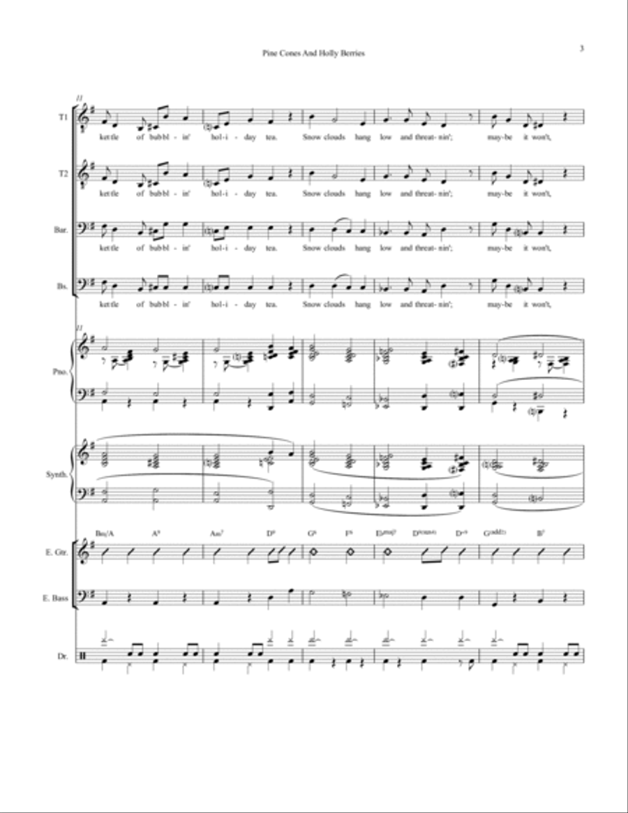 It's Beginning To Look Like Christmas Small Ensemble scores gallery preview page 3
