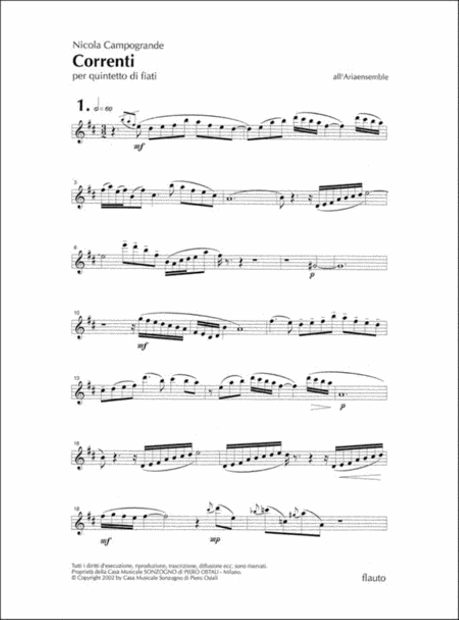 Correnti Woodwind Quintet scores gallery preview page 2
