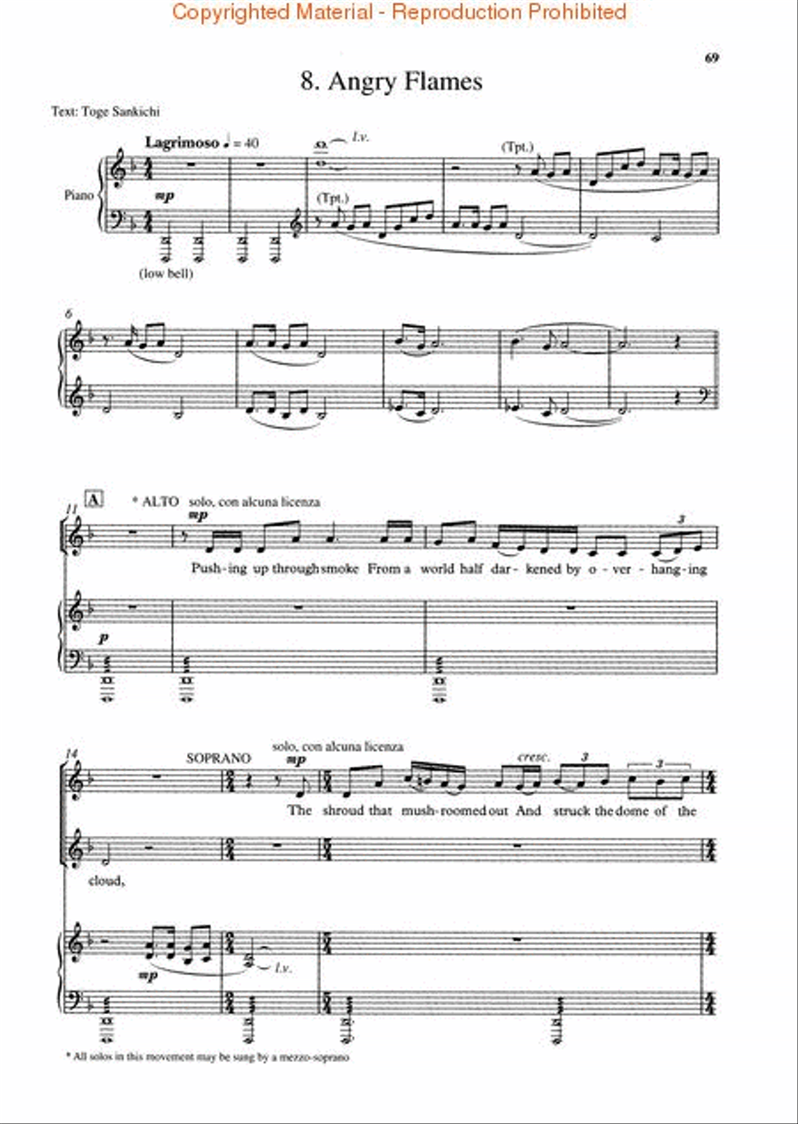 The Armed Man 4-Part scores gallery preview page 4
