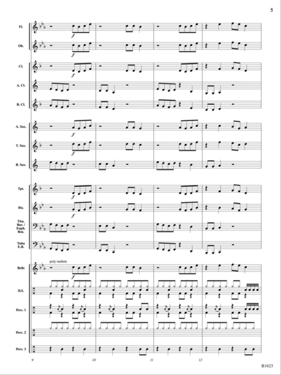 Ready to Rock: Score Concert Band scores gallery preview page 5