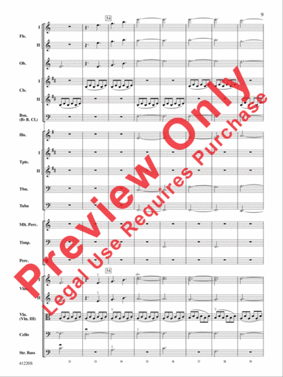 Downton Abbey -- The Suite Full Orchestra scores gallery preview page 10