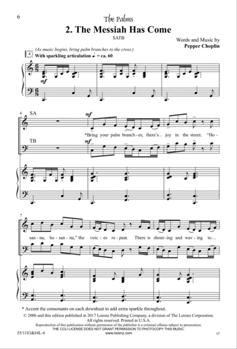Come to the Cross and Remember 4-Part scores gallery preview page 3