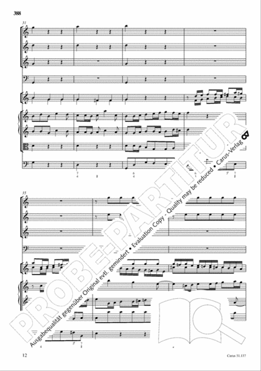 The Complete Sacred Vocal Works (Das geistliche Vokalwerk) Voice scores gallery preview page 389