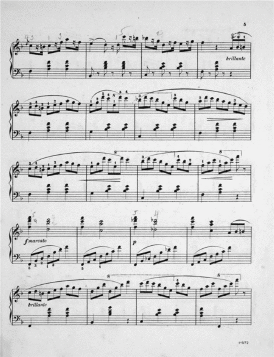 Un Ballo in Mascher (Der Maskenball). Fantasie pour Piano Piano Solo scores gallery preview page 4