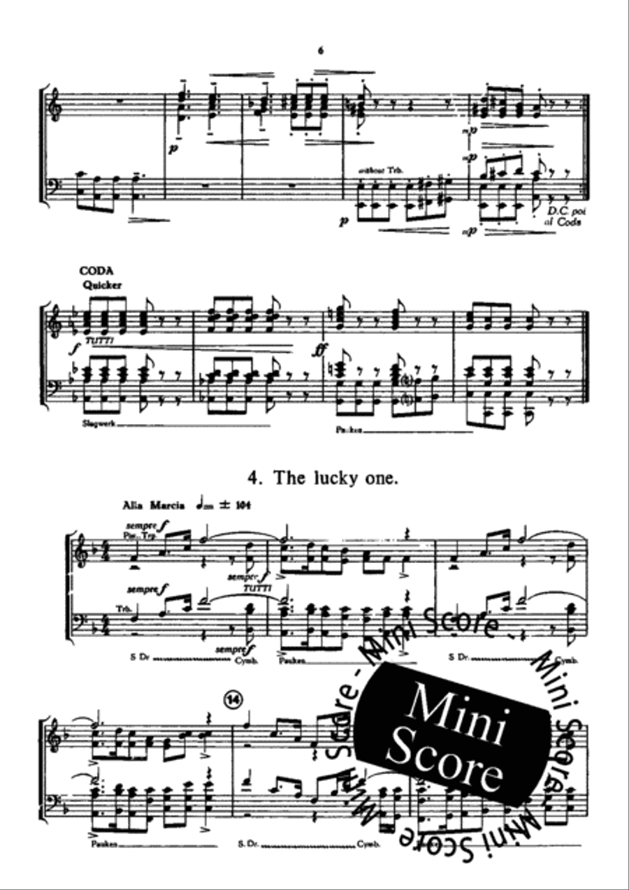 Four Moods Four Moods Big Band scores gallery preview page 8