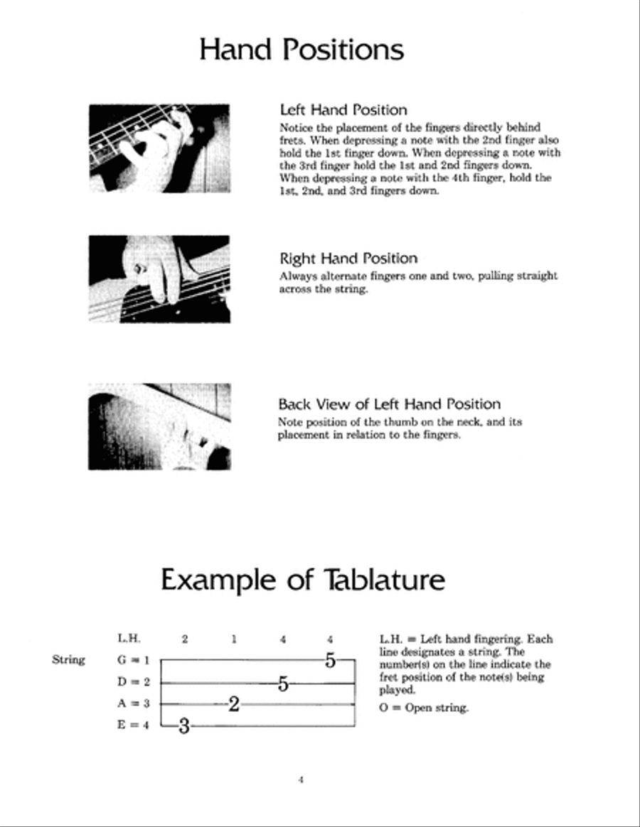 Basic Bass Lines Bass Guitar scores gallery preview page 5