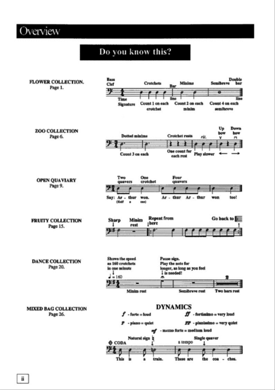 Flower Collection Collections for Cello Student Book Volume 1 Cello Solo scores gallery preview page 6