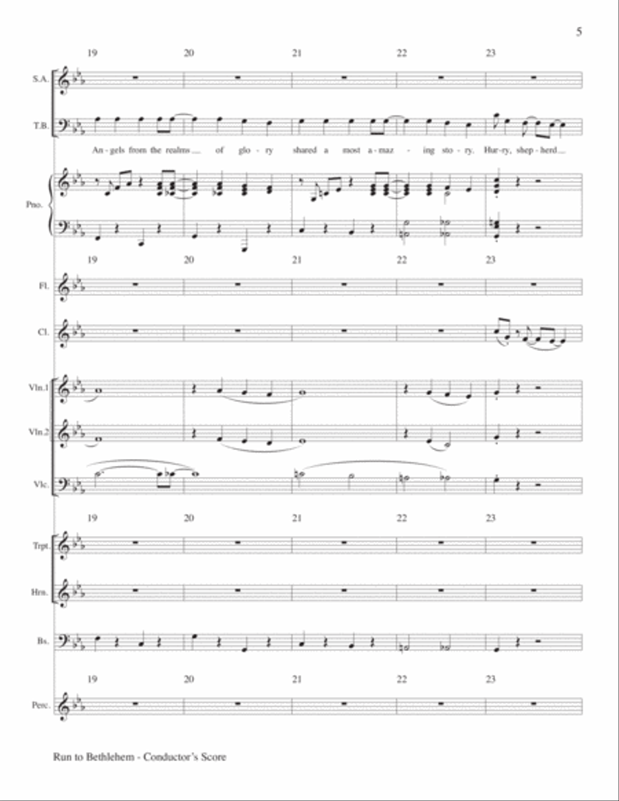Run to Bethlehem Run to Bethlehem Orchestra scores gallery preview page 5