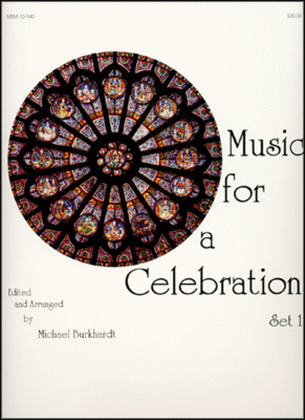 Book cover for Music for a Celebration, Set 1: Nine Baroque and Classical Free Works for Organ for Weddings and Other Festive Occasions