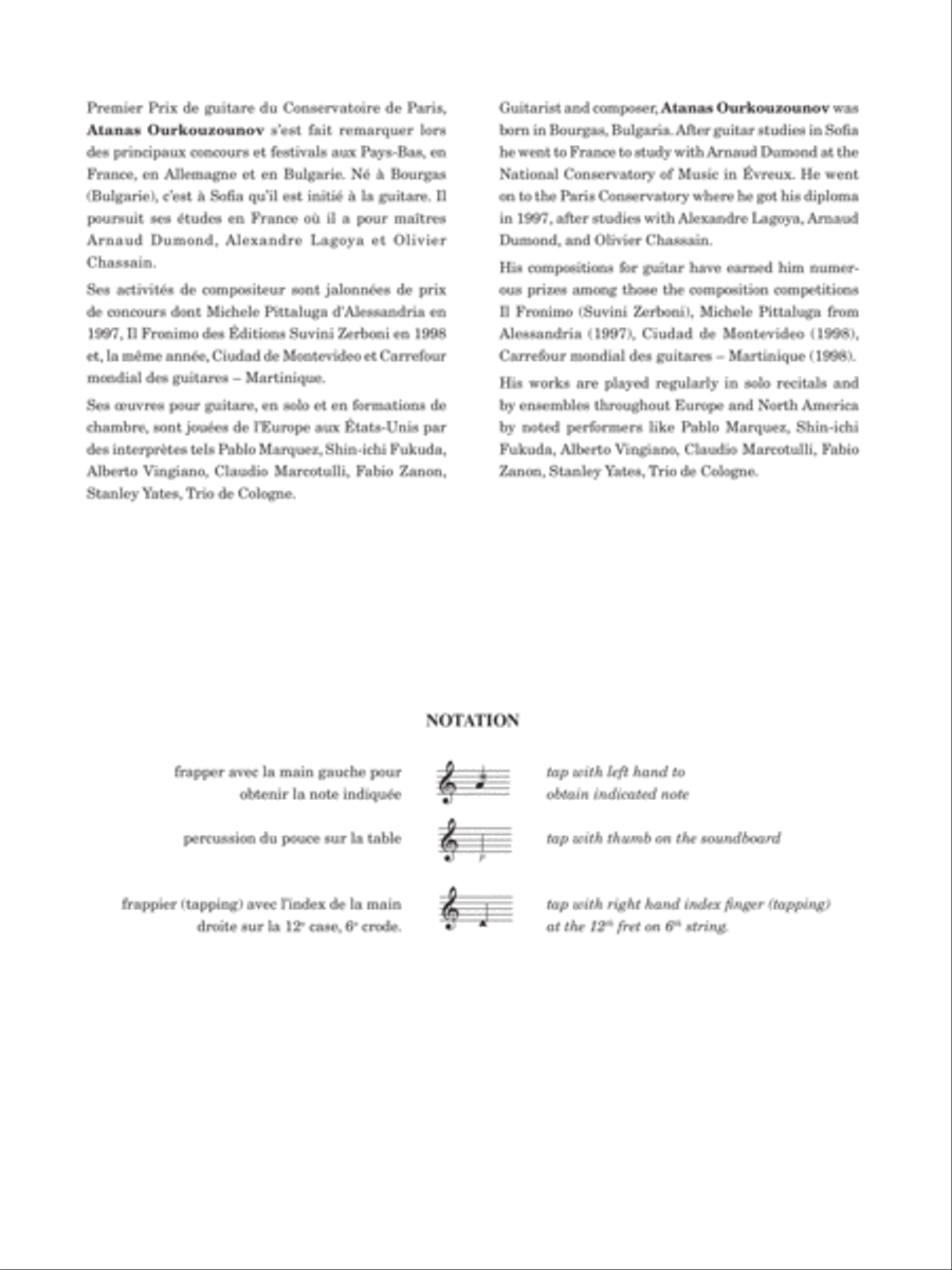 Trois mélodies Classical Guitar scores gallery preview page 2