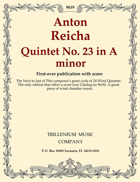 Quintet No. 23 in A minor