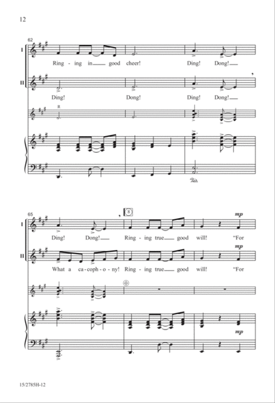 Ringing in the New Year Ringing in the New Year 2-Part scores gallery preview page 13