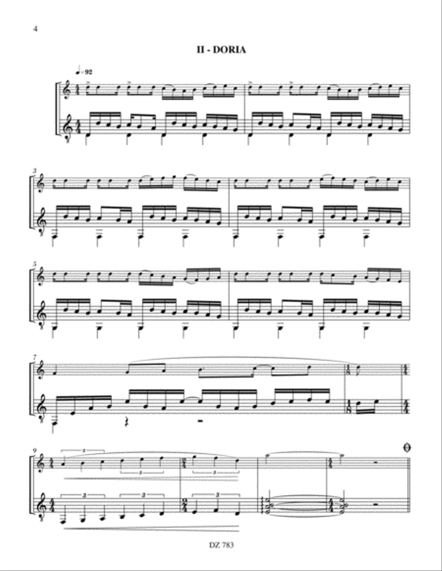 Suite modale Suite modale Flute scores gallery preview page 4