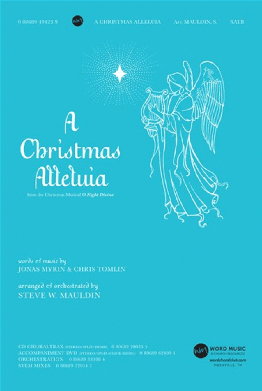 A Christmas Alleluia - Orchestration (pdf) Choir scores gallery preview page 1