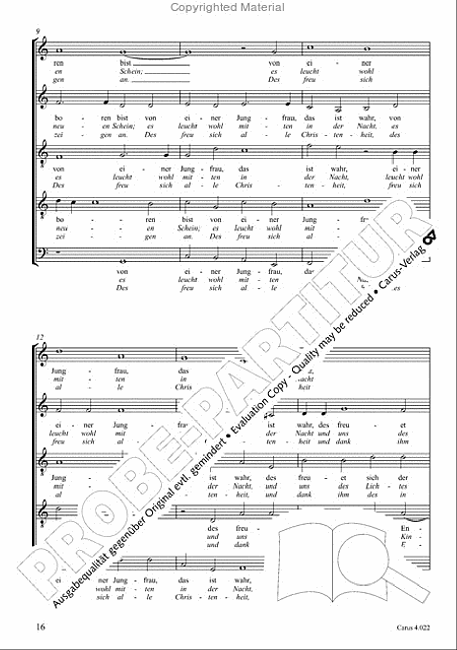All praise to you, Lord Jesus Christ (Gelobet seist du, Jesu Christ) SATTB scores gallery preview page 4