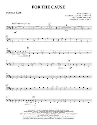 For the Cause (arr. James Koerts) - Double Bass