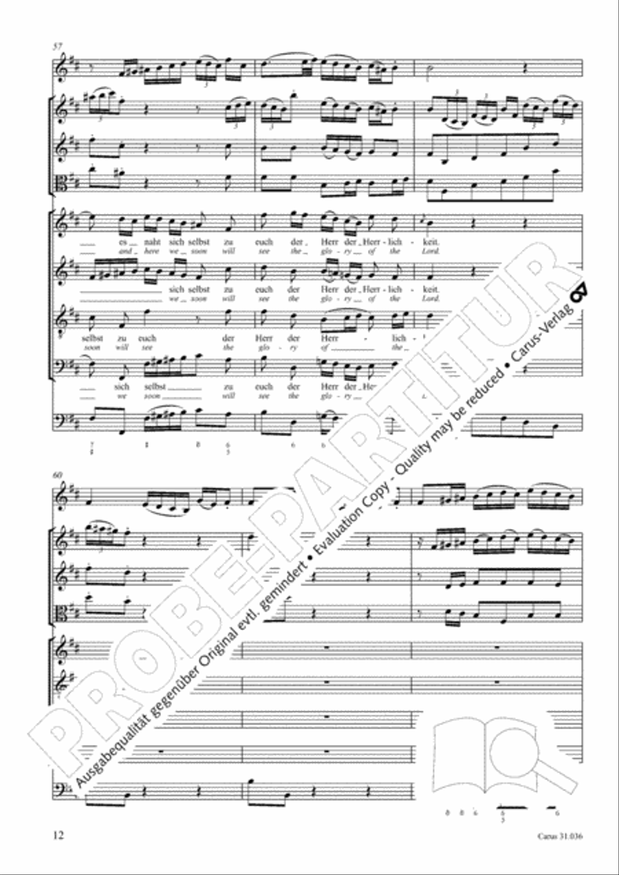 Up joyous raise your song (Schwingt freudig euch empor) 4-Part scores gallery preview page 13